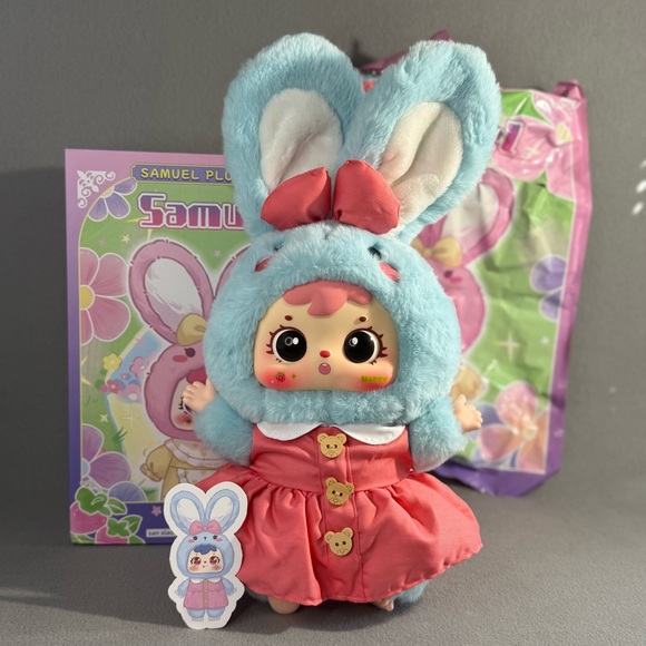 Confirmed - Authentic Samuel 400% Cute And Soft Rabbit - Blue Rabbit - Picture 2 of 8